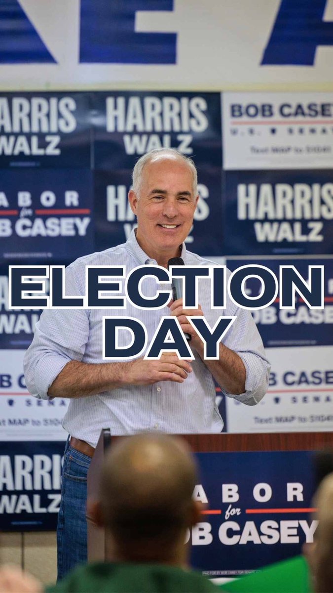 As a Commonwealth and as a country, we take care of our own. It all comes down to today. Polls are open, Pennsylvania. Make your voice heard: