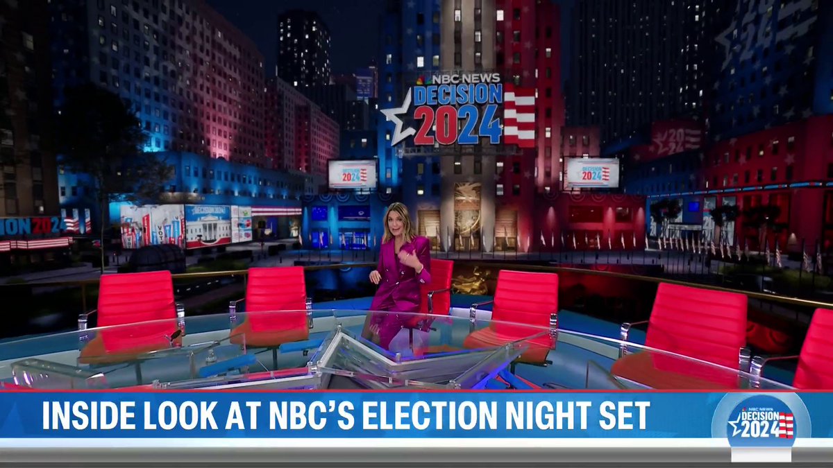 TODAY’s Savannah Guthrie shares an inside look at NBC News’ election night headquarters.