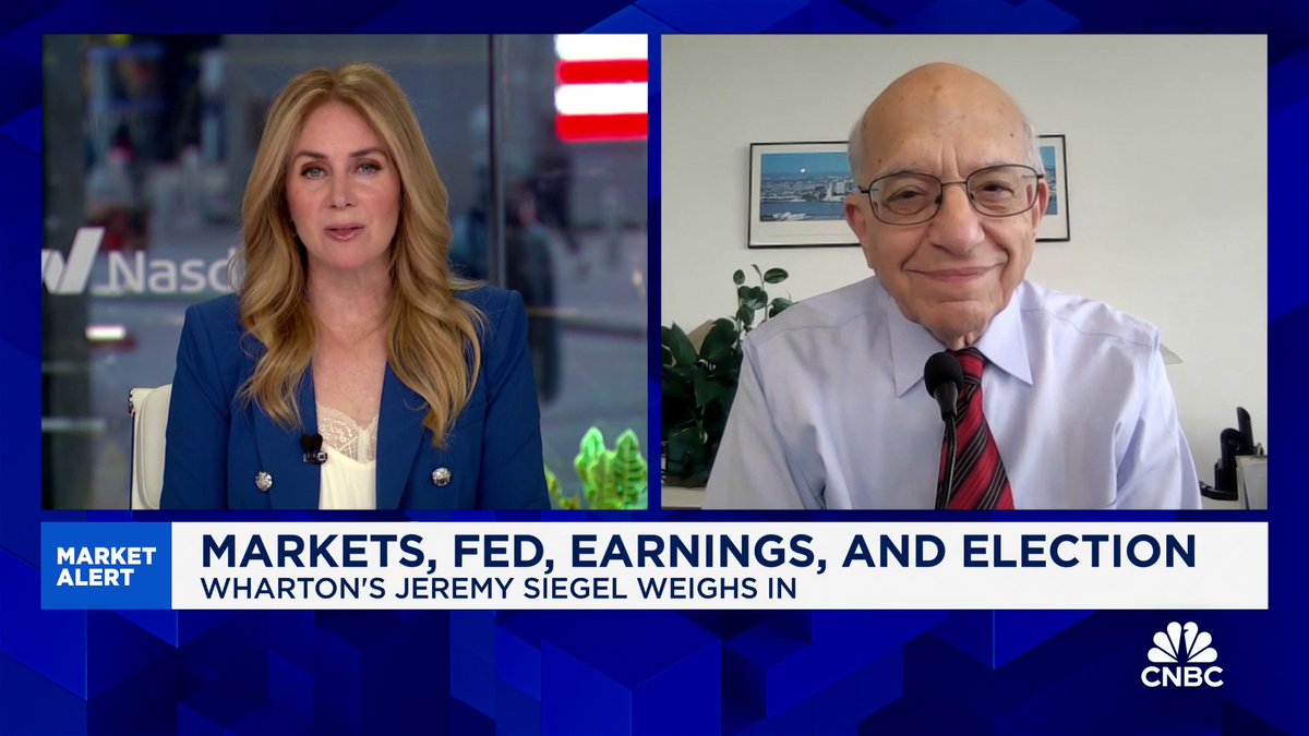 "If there's a Republican sweep of the House, Senate and the presidency, I expect the bond market to be wobbly," says The Wharton School Prof. Emeritus Jeremy Siegel. "A split Congress, whoever wins the presidency, is probably the favorite for the markets."