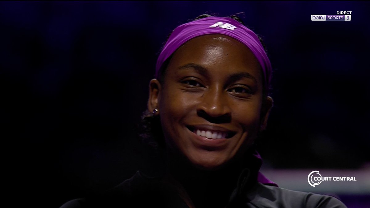 🎾 #CourtCentral 🏆 Gauff sans pression !