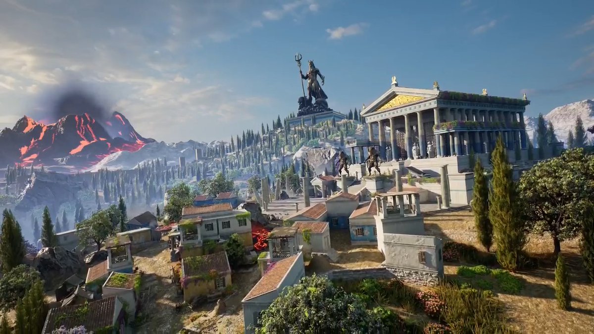 🔥 🌋 Discover a world of fire and myth! The ‘Mythical Volcano Village Megapack‘ by @LeartesStudios brings breathtaking visuals and endless possibilities to your games and experiences. 🔗 Available for purchase on Fab: