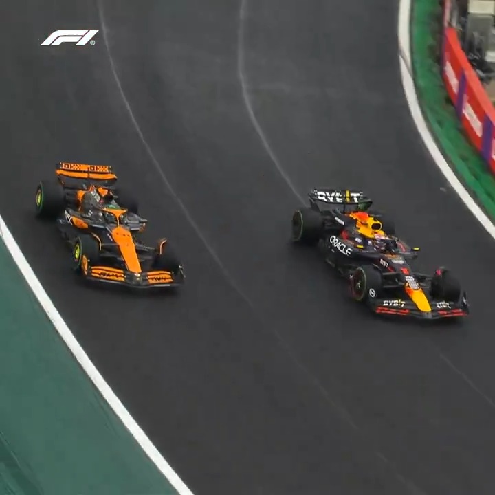 An outstanding move by Verstappen in his charge to the front 👏 #F1 #BrazilGP