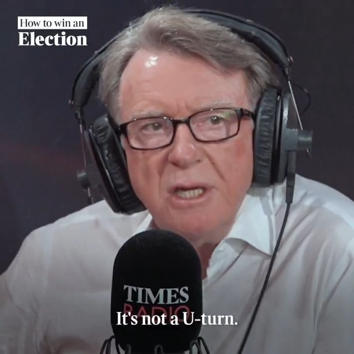 “Labour did not fight the election saying that they were never going to put up tuition fees.” Raising tuition fees is “not a U-turn", says Peter Mandelson. 🗳️ How To Win An Election 🎧 @HugoRifkind | @PollyMackenzie | @DannytheFink