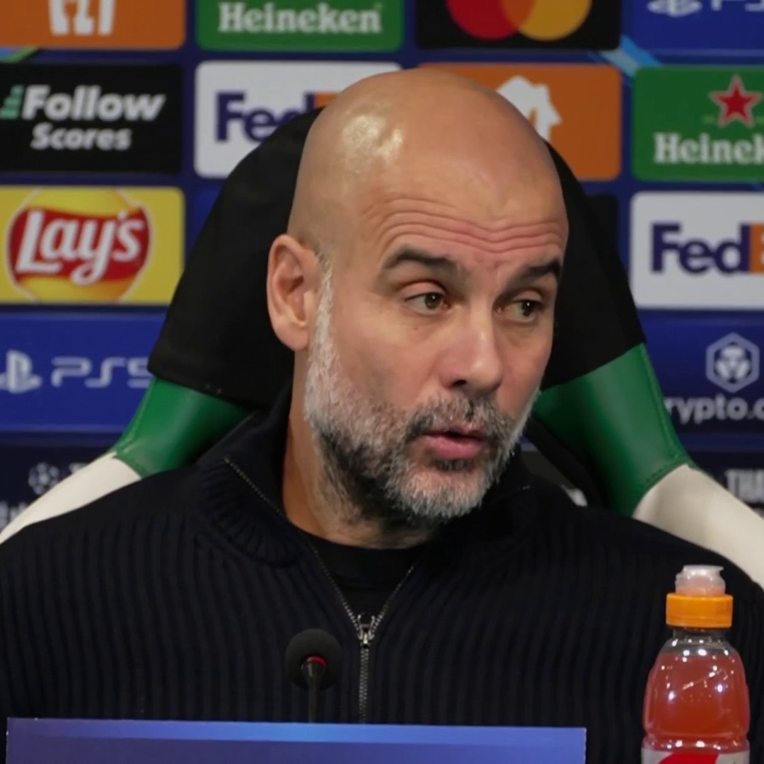 "To win the treble, everything has to be on the same page" Pep Guardiola says that Man City will 'struggle' to win the treble this year due to absences within the squad 🤕