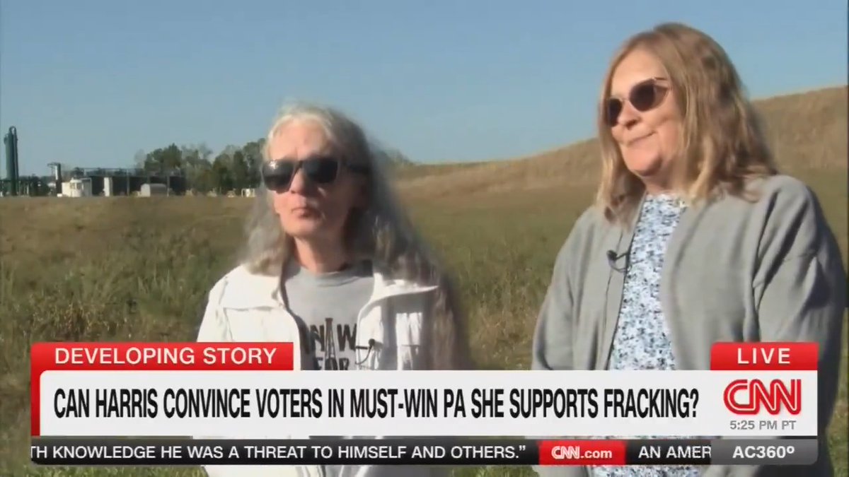 Q: Who will you vote for? Voter: Kamala Harris Q: Were you Democrats before? Voter: I’m a Republican Q: And you’re going the other way? Why? Voter: Because she behaves more like a human