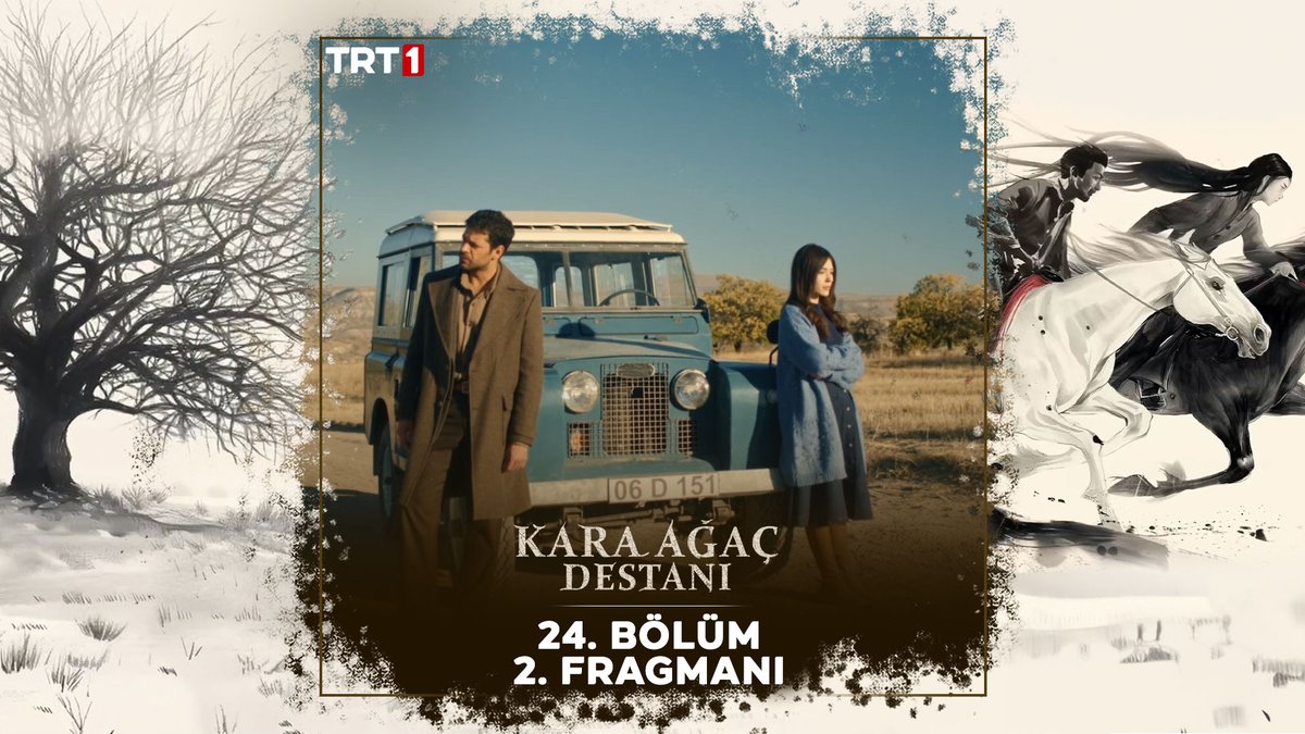 “Bizim yollarımız farklı, sen buradan bulursun kendi yolunu…" #KaraAğaçDestanı 24. Bölüm 2. Fragmanı yayında 💫 Yeni bölüm Cuma 20.00’de TRT 1’de.