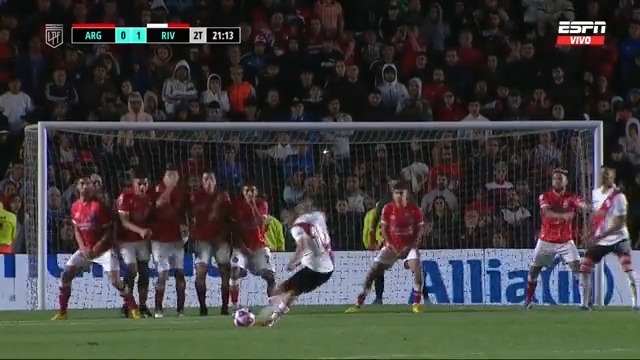 El último gol de Juan Fernando Quintero en River.