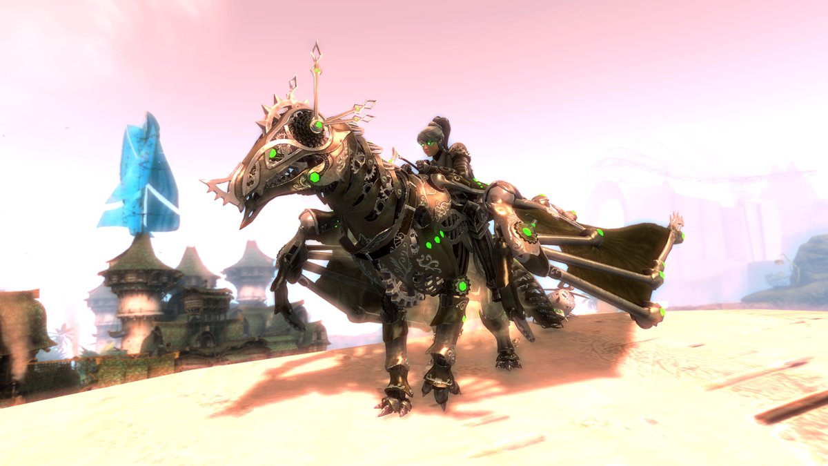 Transform the past into new stories with our new nostalgic goodies. The Steamwork Skyscale Skin, the Mystic Visionary Cape, and the Foefire Weapon Collection are new in the #GuildWars2 Gem Store:
