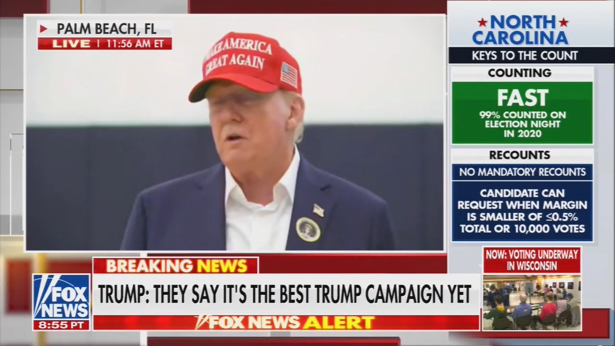 Trump’s closing message to voters on Election Day “Oprah should be ashamed of herself”