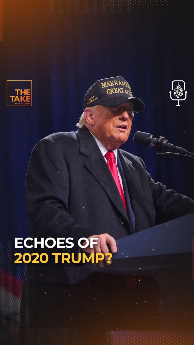 'We're going to have to deal with the cultural fallout of this bizarre, polarized, toxic political atmosphere.' Are we seeing echoes of 2020 Trump? On #TheTake, Malika Bilal is joined by ruth conniff || @rconniff.bsky.social, @neonflag & sophia lo - journalists from swing states to discuss #ElectionDay โคต๏ธ