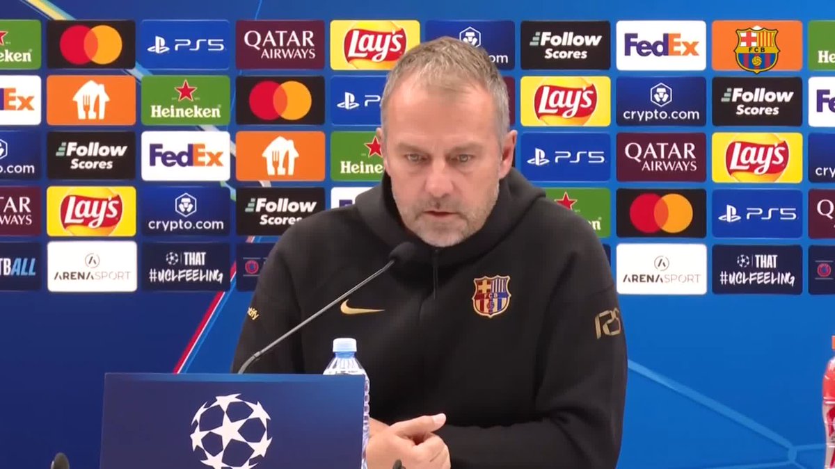 🎙️ HANSI FLICK: ❝We know that tomorrow will be a tough match...but our goal is to win.❞