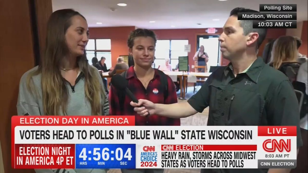 Wisconsin voter: I am really feeling inspired to protect women's rights and my own body. If you haven’t yet, get out and vote. It’s going to make a difference