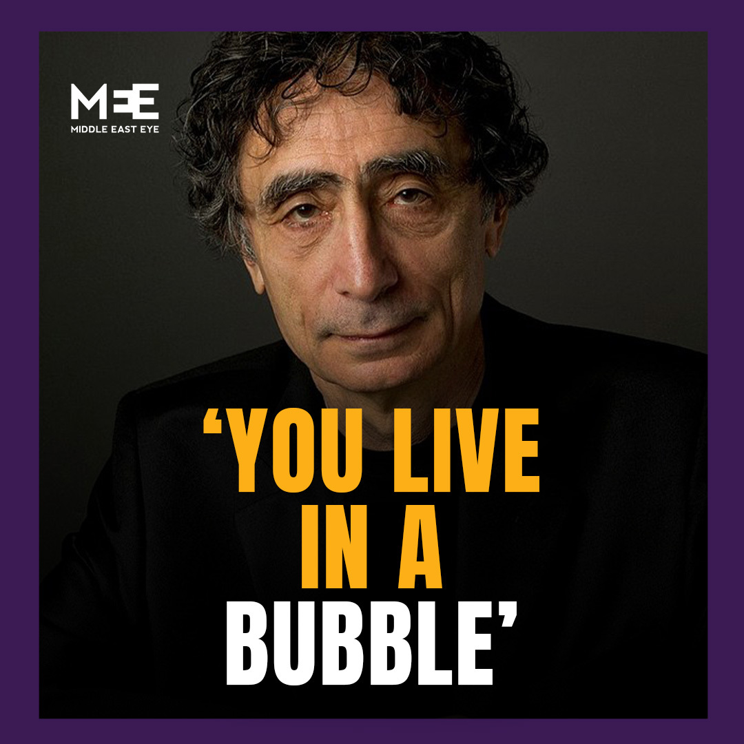 "Does the average Jew know anything about the people of Palestine?" Physician and trauma expert Dr. Gabor Maté answered an Israeli audience member who asked how she could 'have compassion' for the 'animals' involved in last year's 7 October attacks.