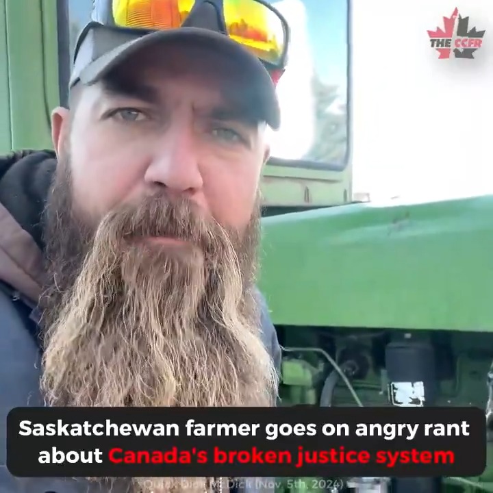 #WATCH: After 66-year-old Orlan Peterson was robbed and nearly killed by a group of criminals, Saskatchewan farmer and comedian QuickDickMcDick 🇨🇦 had this to say about the state of Canada's criminal justice system under Trudeau Liberals. Do YOU agree? #cdnpoli