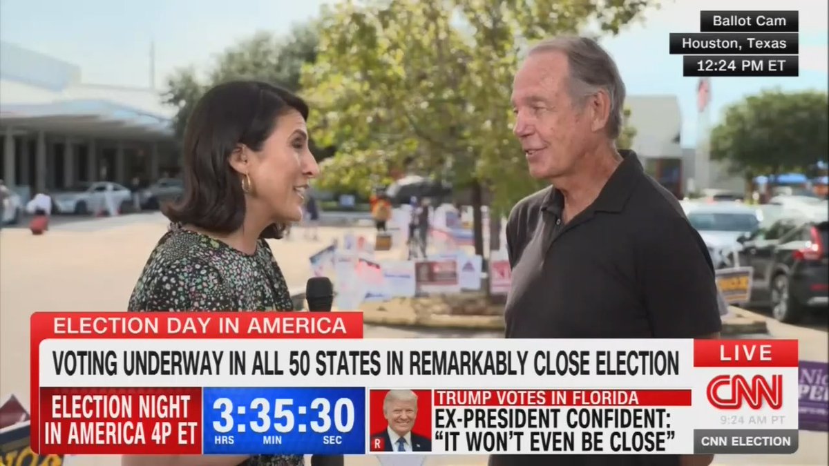 Q: You’re a Republican and you just voted. Who did you vote for? GOP voter: I voted for Kamala Harris because I cannot forget January 6. It is ingrained in my mind