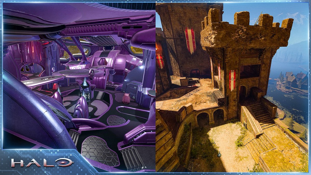 🗺️ NEW MAPS Fortress and Inquisitor are now live in Halo Infinite Ranked playlists - Jump in and try them out now! #OperationGreatJourney