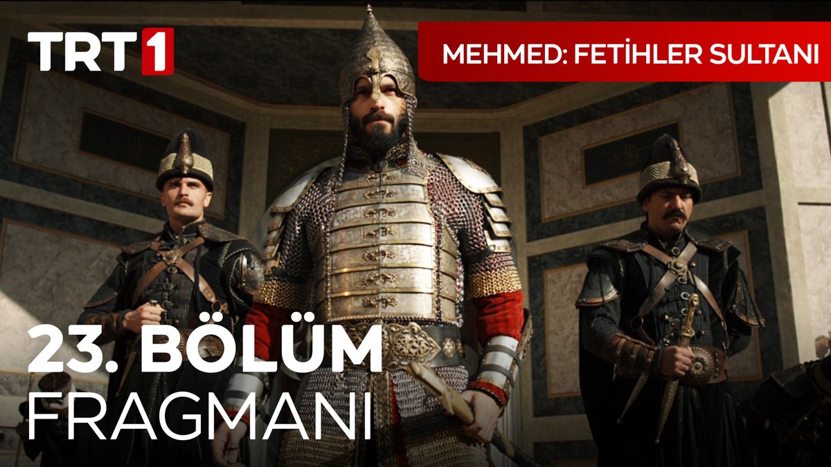“Kılıcımız keskin, gazamız mübarek olsun!” ⚔️🔥 23. bölüm fragmanı yayında! 🎬 #MehmedFetihlerSultanı yeni bölümüyle 12 Kasım Salı günü saat 20.00’de TRT 1 ’de!