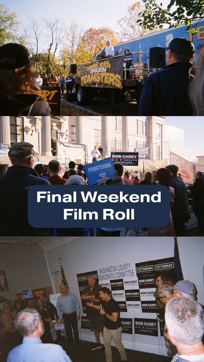 Our final weekend of the campaign.