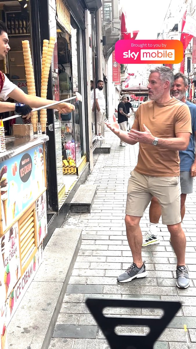 When Roy Keane finally met his match 🤝🍦 Hope you enjoyed Episode 2 of The Overlap on Tour! 📺 Catch up now on Sky On Demand & NOW.