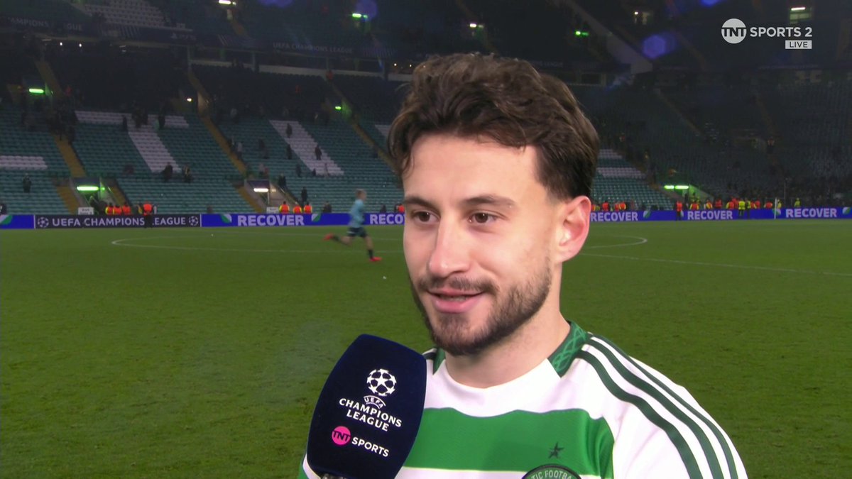 "At home, anything is possible with our fans" 👊 Nicolas Kühn reflects on a memorable night for Celtic in the Champions League as they defeat RB Leipzig... 🎙️ Danny Jamieson 📺 TNT Sports & discovery+ UK