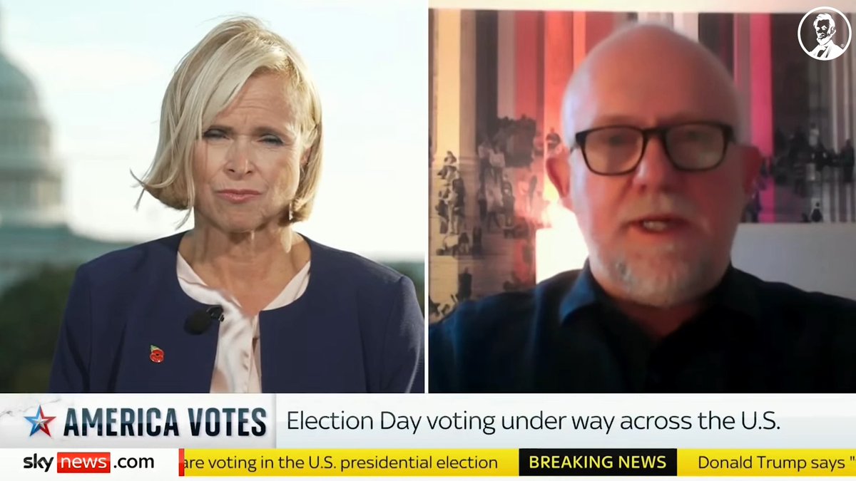 .Rick Wilson on Sky News: “Americans have had enough of the chaos, the cruelty, the conspiracy theories and the anti-American rhetoric from Donald Trump.”