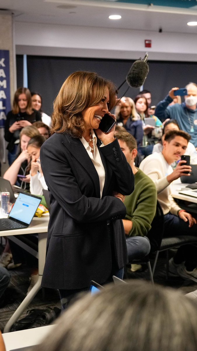 Hopped on the phone to speak with voters (and one future voter) today. Thanks for picking up my call, Jennifer and Sage! Help us get every last voter to the polls: