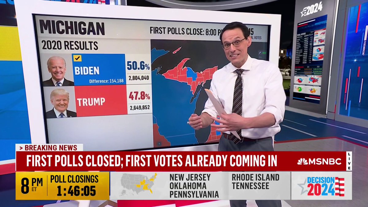WATCH: Steve Kornacki on what he's watching as election night begins