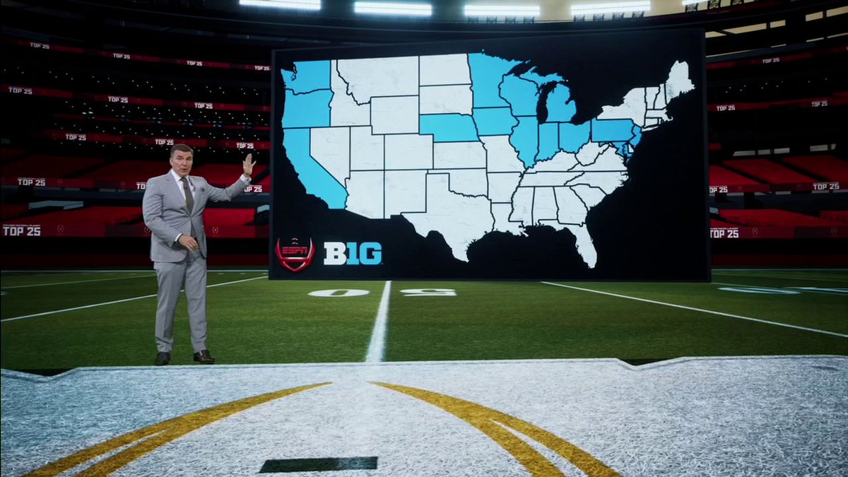 Rece Davis' intro for the first 2024 CFP rankings show 🔥