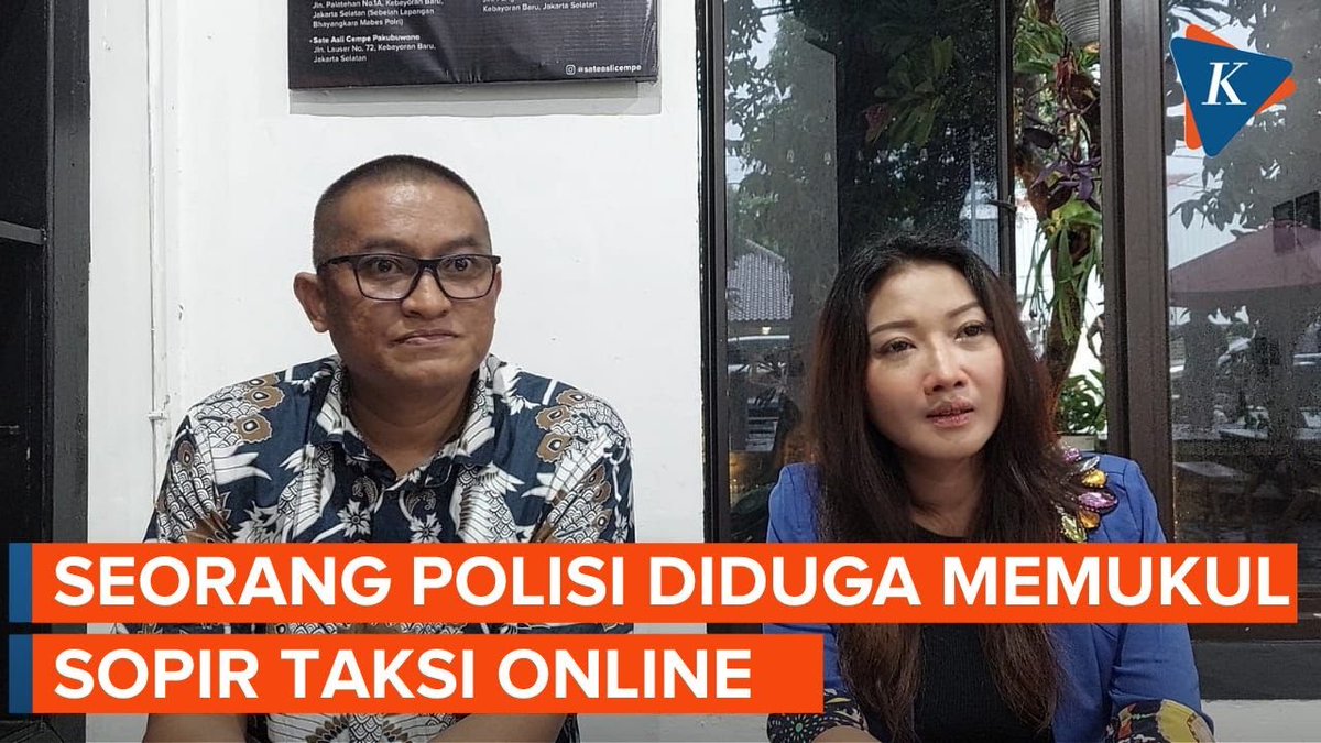 Oknum polisi berpangkat kompol diduga melakukan pemukulan terhadap sopir taksi online bernama Rizki (34). | #Polisi