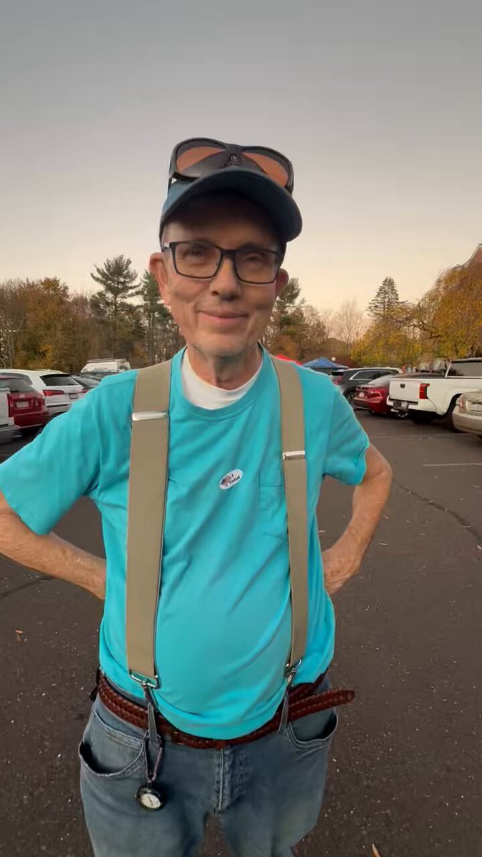 Bob in Chalfont in Bucks County, PA told us he voted for Kamala because Trump’s a felon: