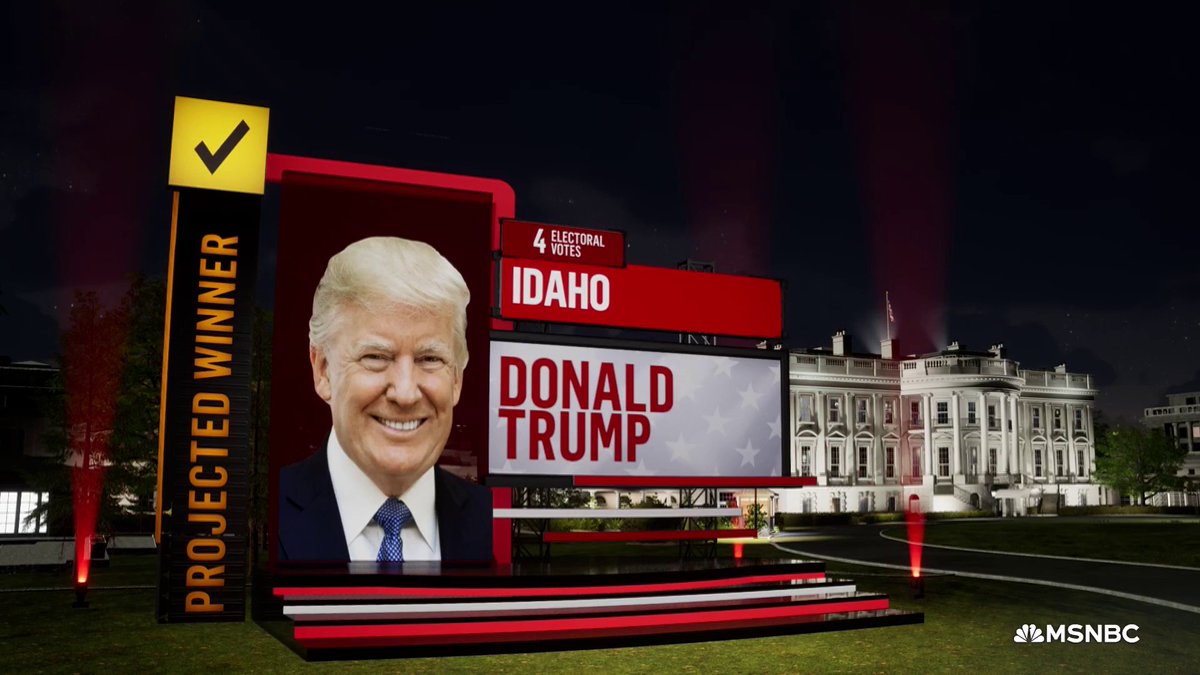 BREAKING: Kamala Harris wins California and Donald Trump wins Idaho, NBC News projects.