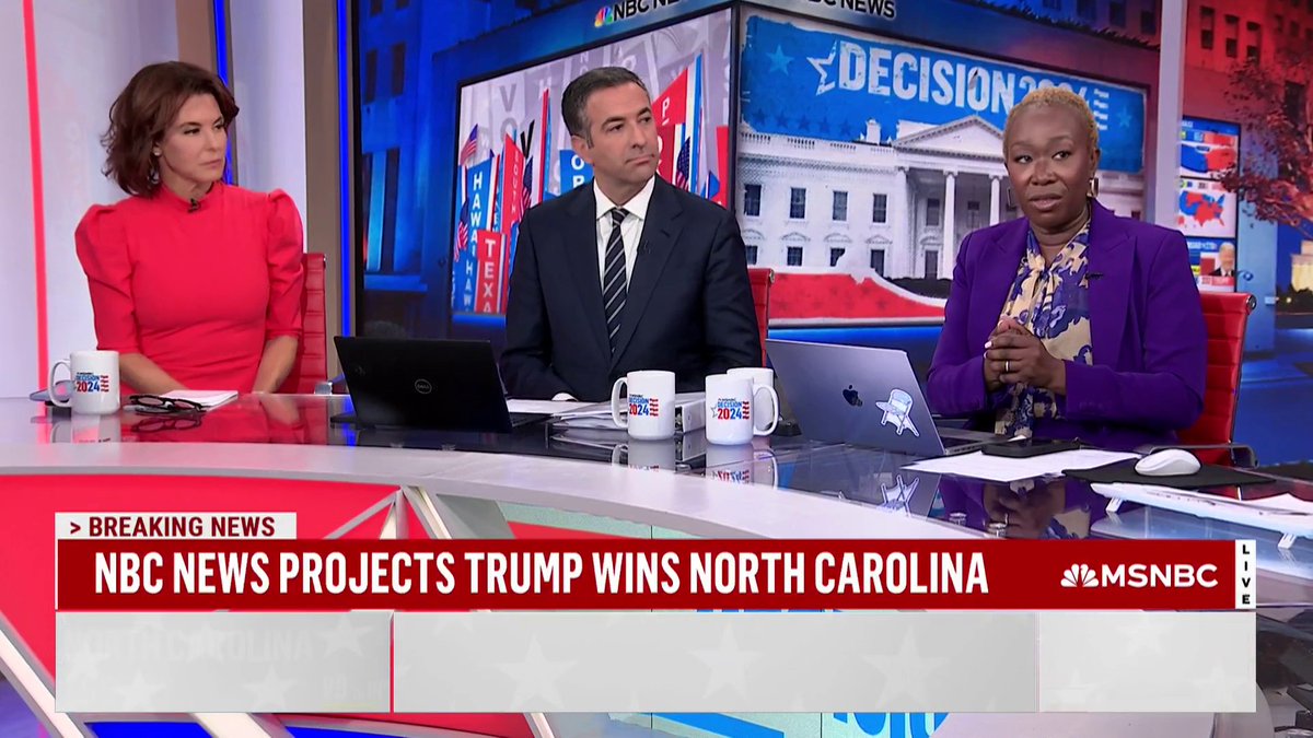NBC News projects that Donald Trump wins North Carolina. Joy Reid shares her analysis. #Decision2024 #Election2024
