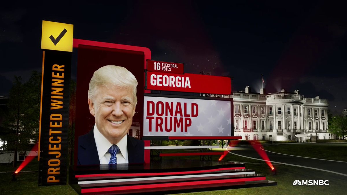 BREAKING: Donald Trump wins Georgia, NBC News projects.