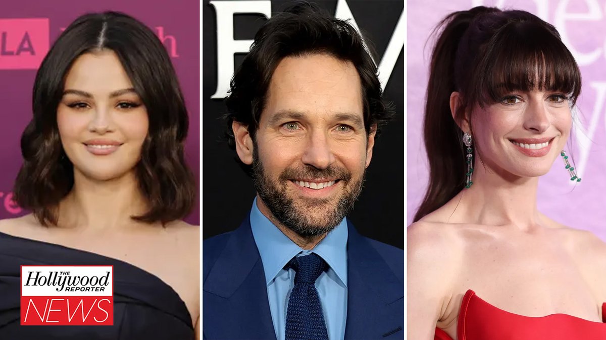 Paul Rudd, Selena Gomez, Anne Hathaway and more stars are doing their part to encourage voters to stay in long lines on #ElectionDay #THRNews
