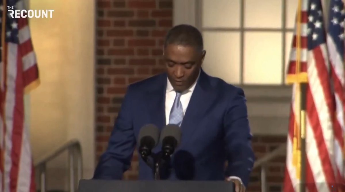 “We still have votes to count … We will continue overnight to fight to make sure that every vote is counted.” — Kamala Harris campaign co-chair Cedric Richmond urges patience for votes to be counted in blue wall states as she trails Trump and says she won't speak tonight