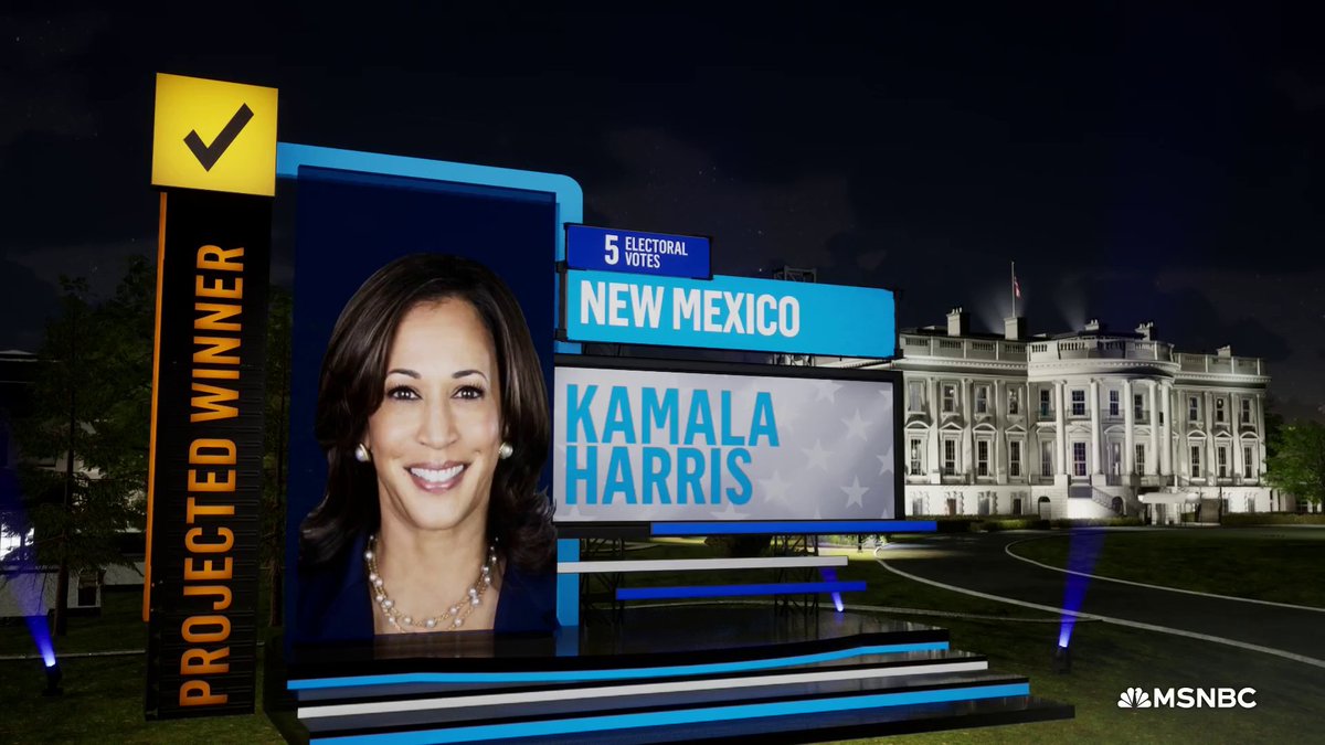 BREAKING: Kamala Harris wins New Mexico, NBC News projects.
