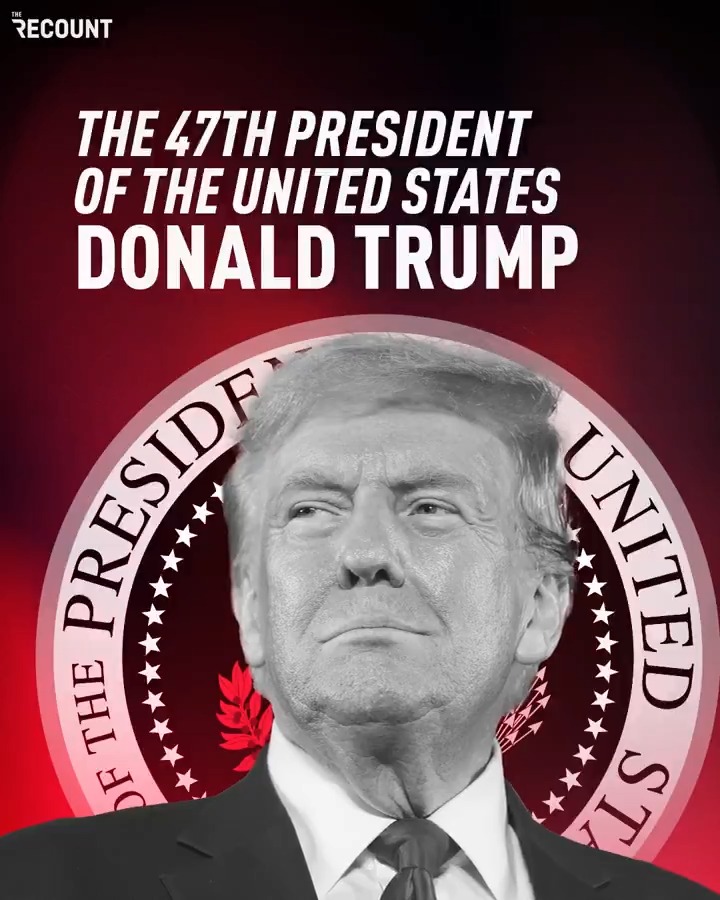 Donald Trump has won the 2024 presidential election, Decision Desk HQ projects. Trump beat out VP Kamala Harris in a clear victory. He will be the oldest president ever, the first convicted felon to serve as president, and the second president to serve nonconsecutive terms.