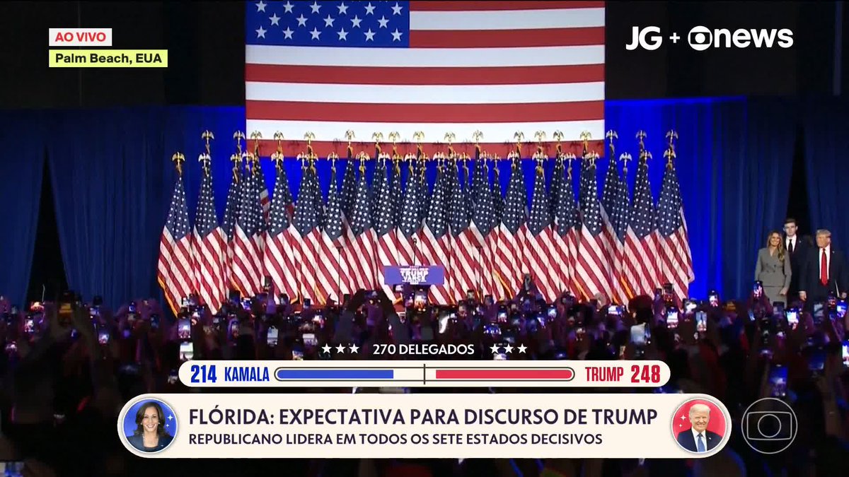 Trump aparece agora no palco A Globo lixo transmitindo isso na raiva!!!!!!!! 🤣😂🤣😂🤣😂🤣😂🤣😂