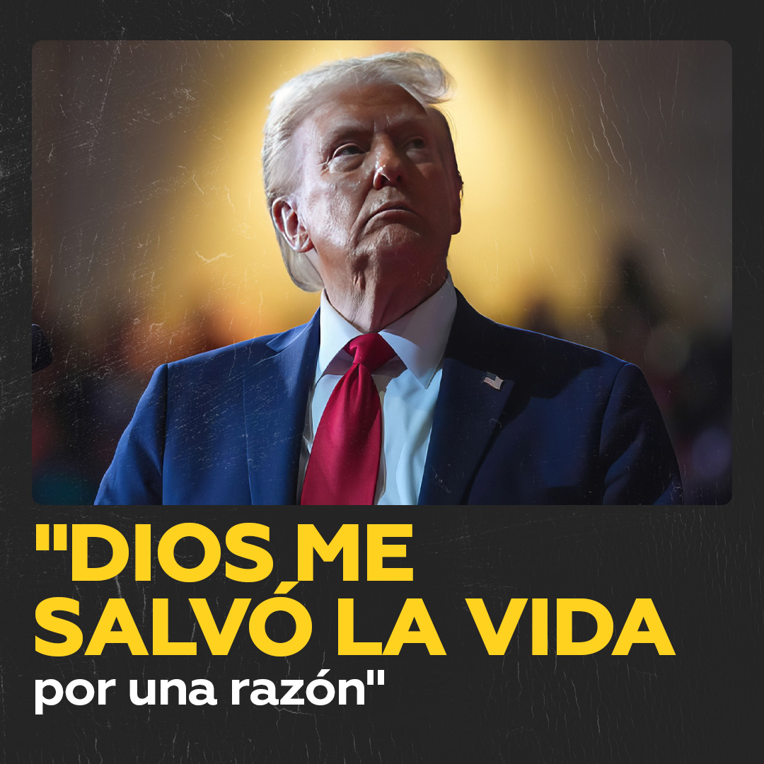 💬“Dios me salvó la vida por una razón”, dijo Donald Trump en su discurso de victoria #USAElection2024 🇺🇸