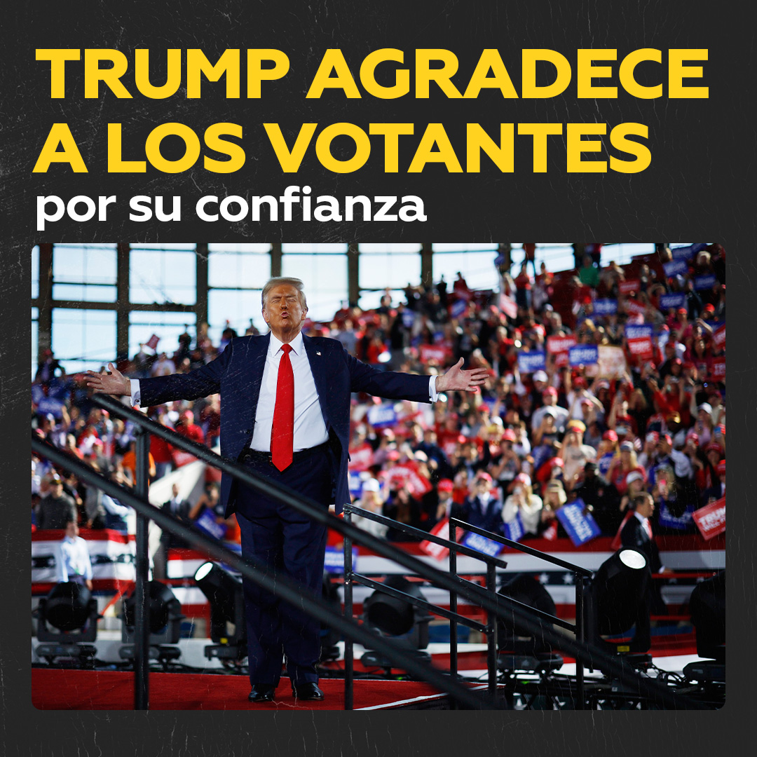 Durante su discurso de celebración, Donald Trump prometió hacer a EE.UU. mejor en todos los sentidos de la palabra #USAElection2024