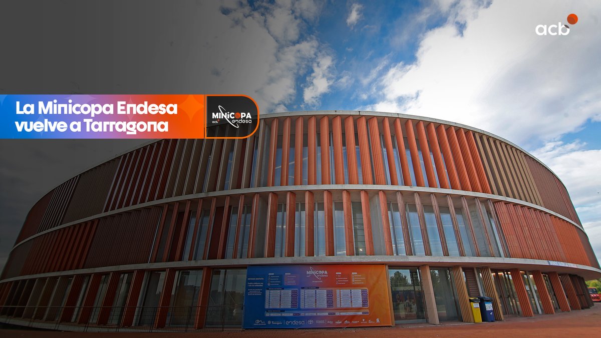 La #MinicopaEndesa volverá a Tarragona en diciembre ✨ 🗓️ La #MinicopaEndesa 2024-25 comenzará dentro de un mes en Tarragona. El Palau d’Esports Catalunya y el Poliesportiu de Campclar vibrarán con 26 partidos entre el 6 y el 8 de diciembre.