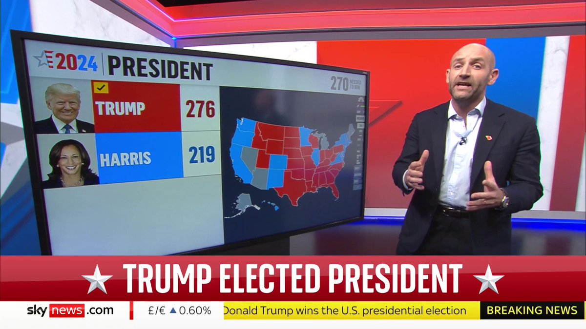 BREAKING: Donald Trump has won the 2024 US election after surpassing 270 electoral college votes. Sky's Tom Cheshire breaks down the votes from Wisconsin that secured him the presidency. Live updates ➡️ 📺 Sky 501, Virgin 602, Freeview 233 and YouTube