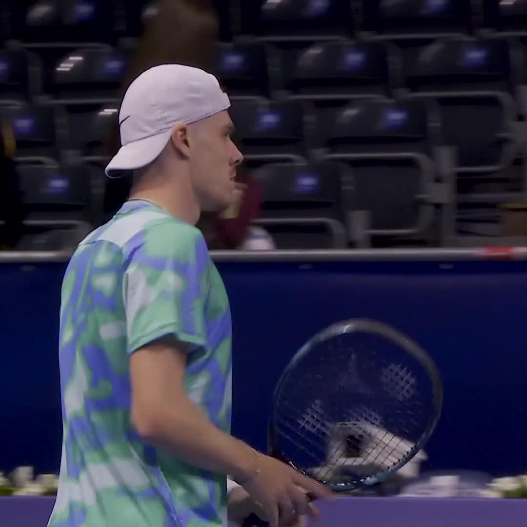 Shapo 🤯 Ball striking of the highest level 💪 #BelgradeOpen
