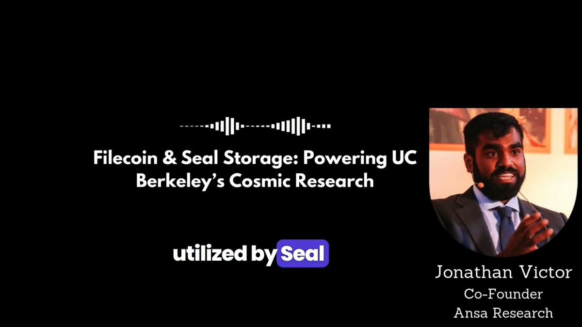 .jnthnvctr 🤖 from Ansa Research explores how Filecoin’s decentralized network, powered by Seal Storage Technology, is advancing UC Berkeley's neutrino research. By securing and distributing critical cosmic data, #Filecoin supports groundbreaking discoveries in the origins of our universe.