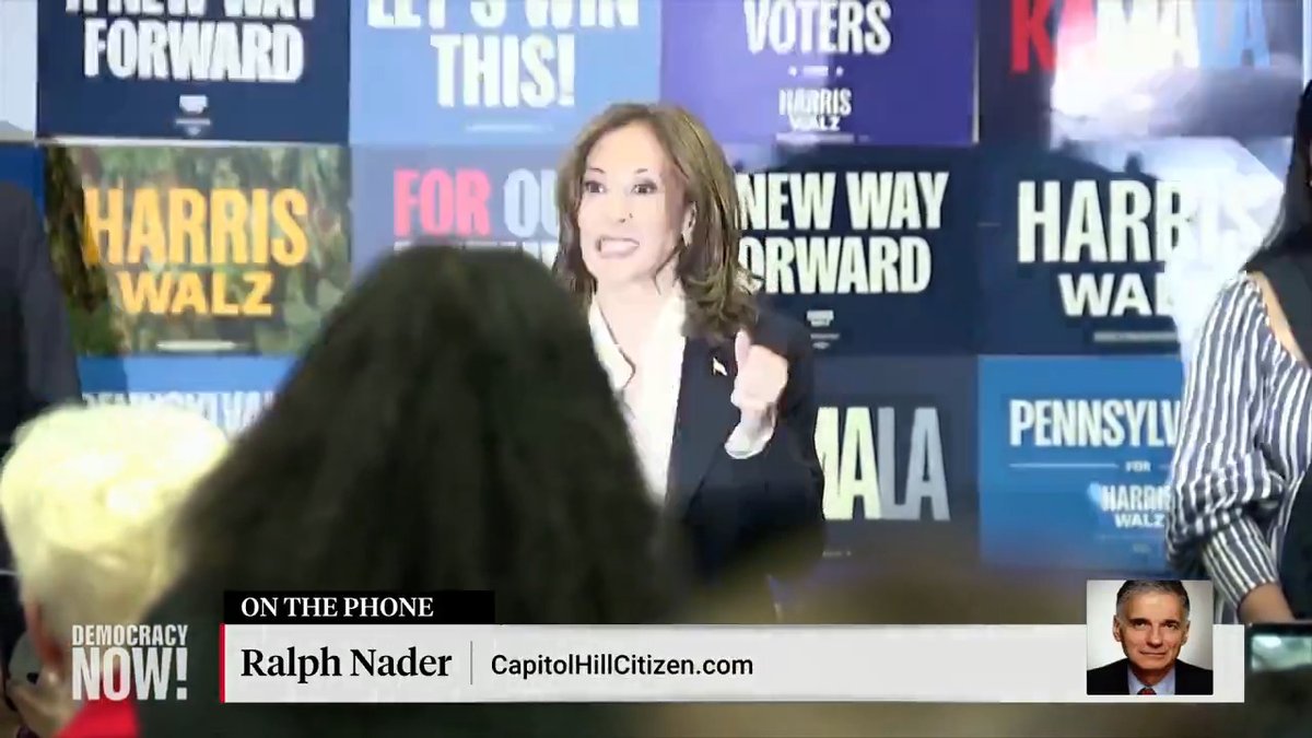 Ralph Nader on the 2024 presidential election: "This is a collapse of the Democratic Party."