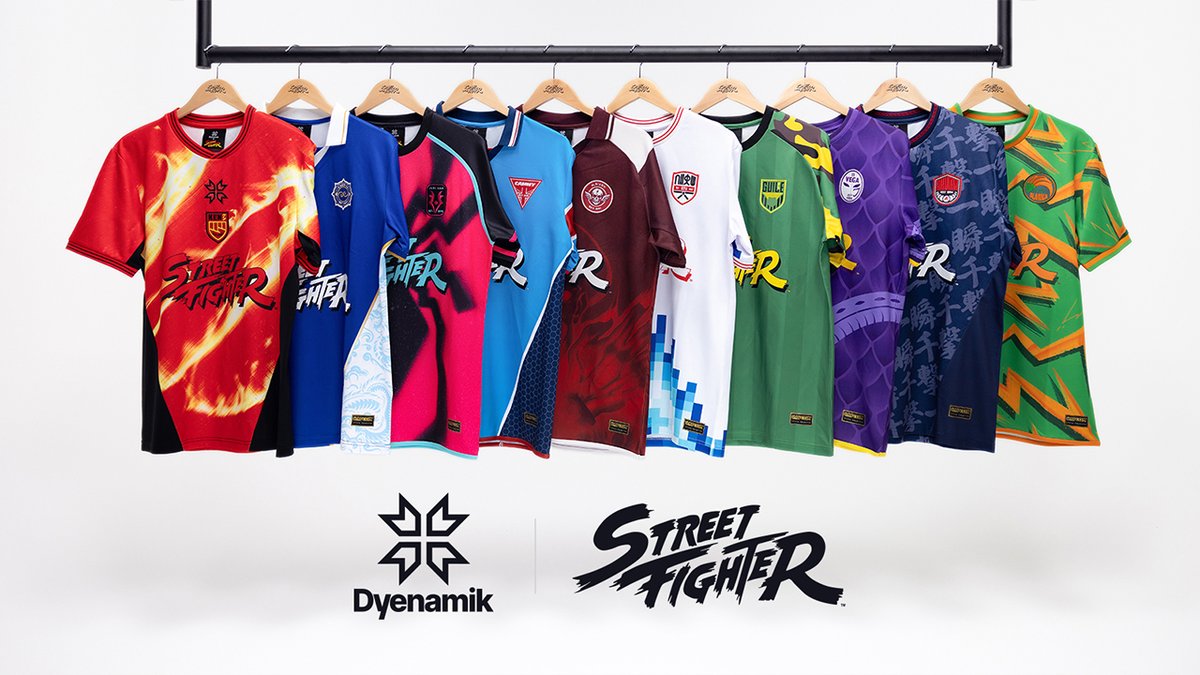 JUST LAUNCHED! The Dyenamik x Street Fighter Jersey collection is live on Kickstarter for a limited time only! 👕 13 Premium Street Fighter Jerseys 🎁 Collectors Edition box for Kickstarter backers 🔥Available for the next 30 days on Kickstarter Be the first to access exclusive rewards & back our project on Kickstarter today! 👉
