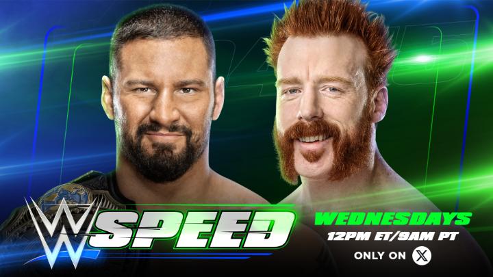 TODAY on #WWESpeed! Bronson Steiner and Sheamus go head-to-head for a spot in the #WWESpeed Semifinals! Who ya got? 🔥