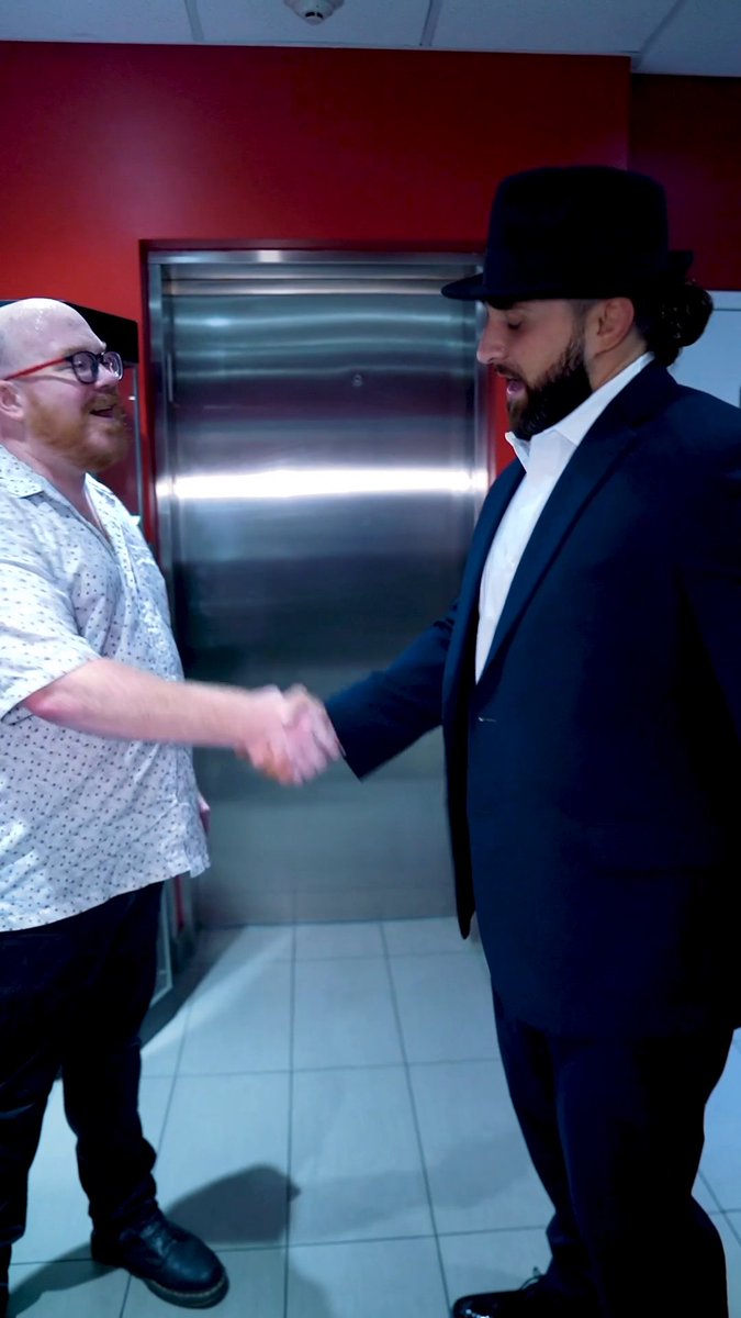 Before last week's #WWENXT, Tony D’Angelo got the chance to meet one of his biggest fans! 🙌 🤌