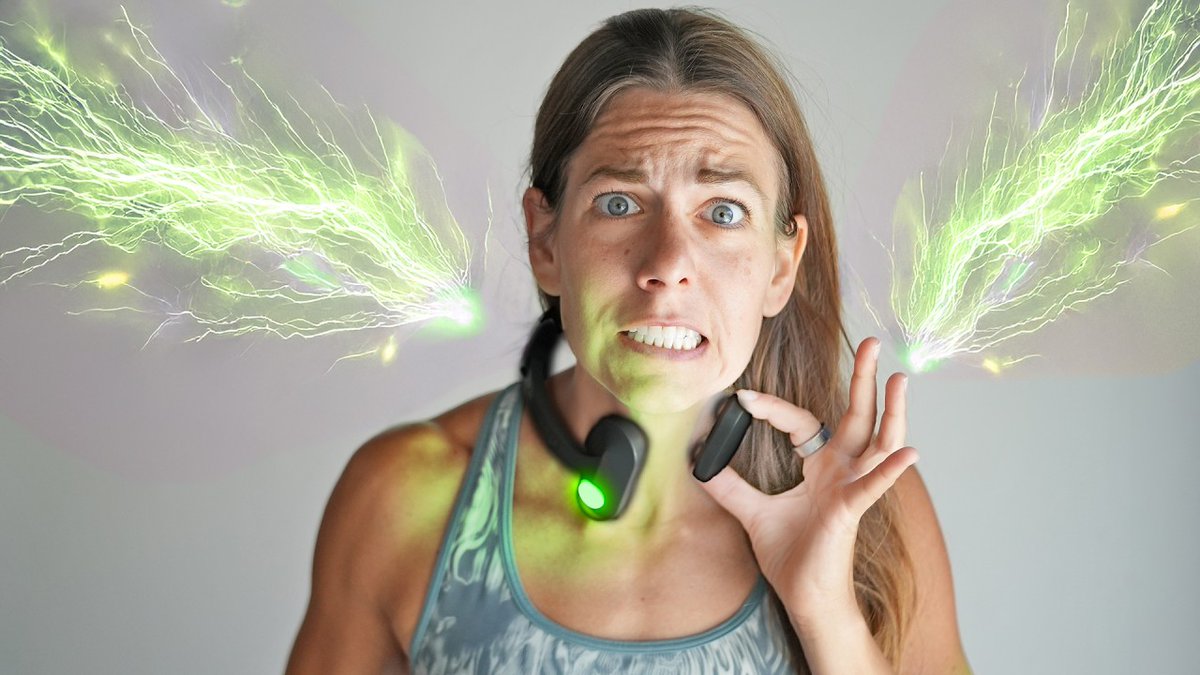 I tried this neck shocking device⚡️ ...for 12 days...to see if it stops stress 😥