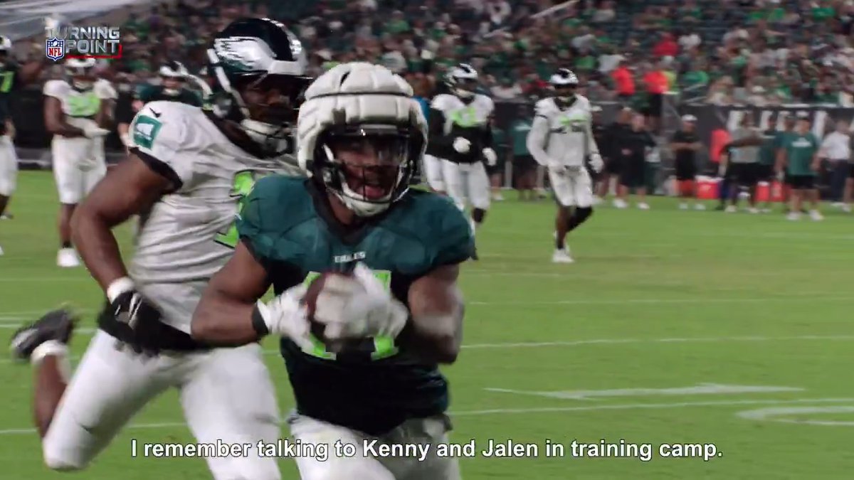 "I got beat on it in training camp." Learning from his mistakes made Nakobe Dean🔝🔜 perfect when it mattered most 💪 #NFLTurningPoint on ESPN+
